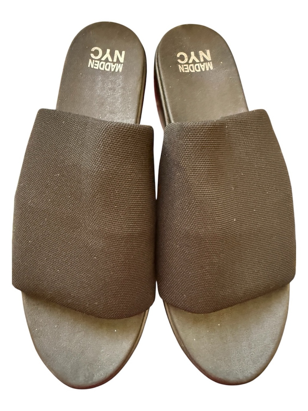Madden‎ Girl Black Platform Slides